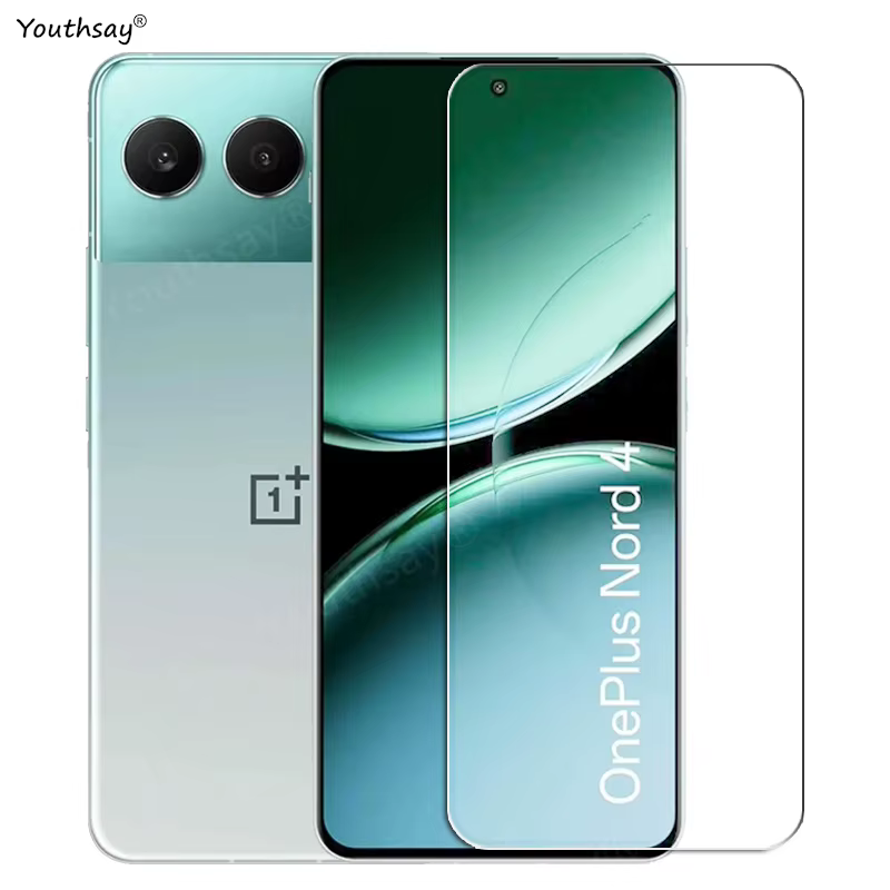 Vidrio templado HD instalado en OnePlus Nord 4