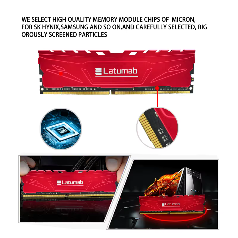 Memoria RAM DDR4 3200MHz Latumab DIMM para PC Gaming - imagen 4