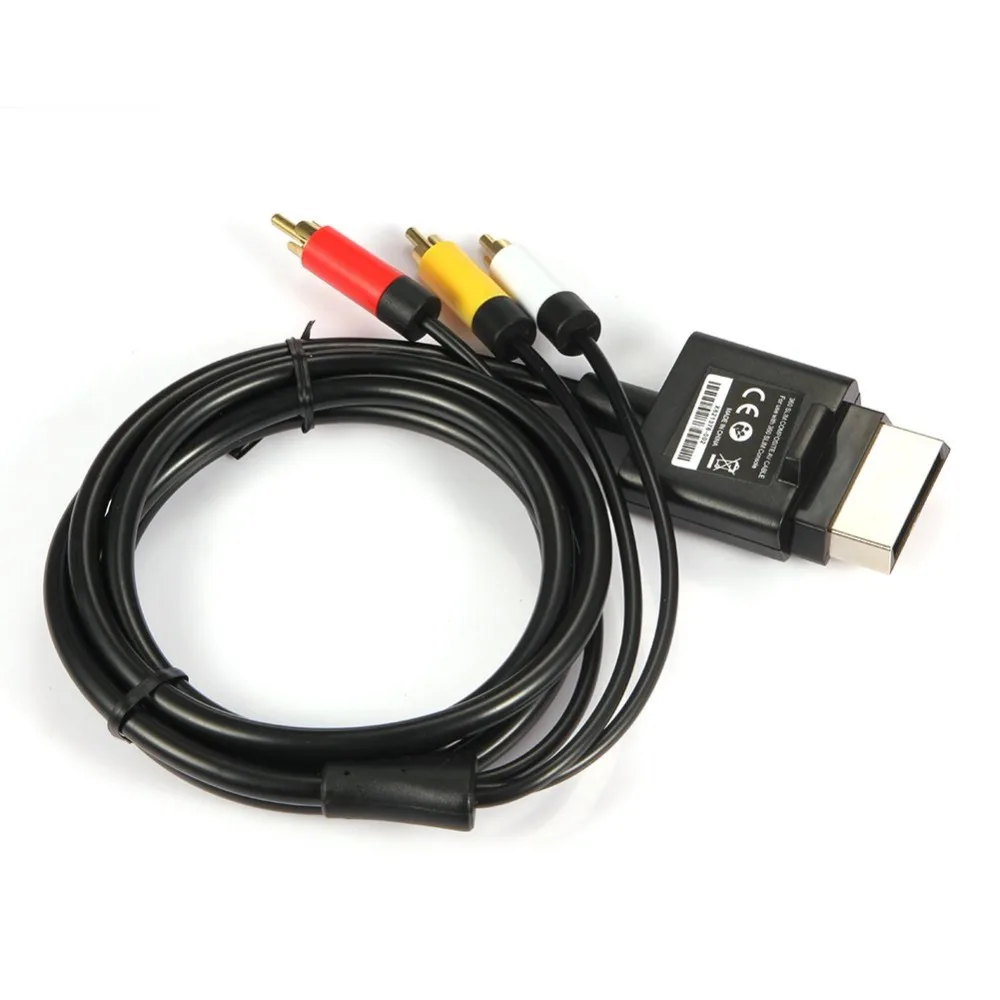 Cable AV RCA vídeo compuesto para Xbox delgado conectores - imagen 2
