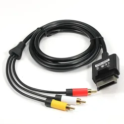 Cable AV RCA vídeo compuesto para Xbox delgado conectores
