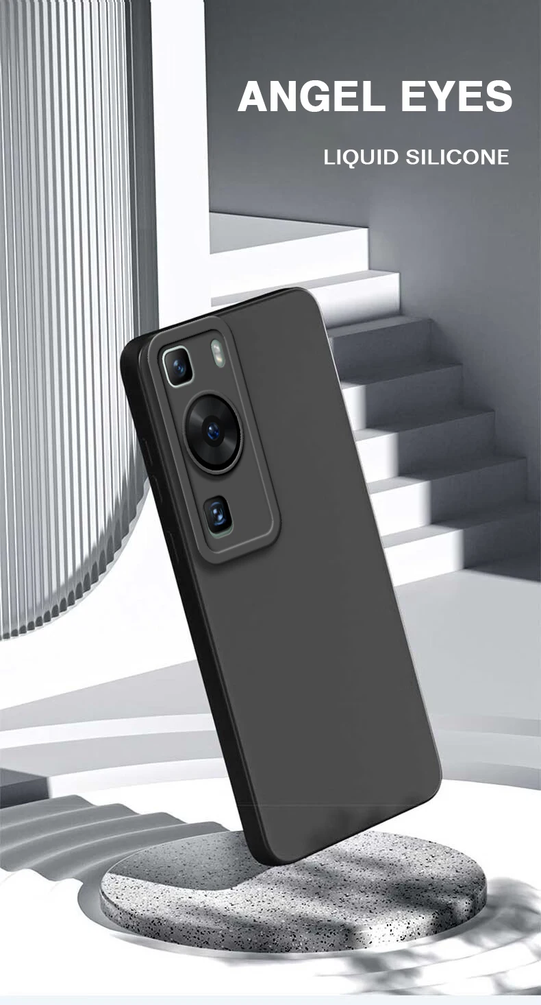 Funda de silicona mate suave para Huawei P60 Pro