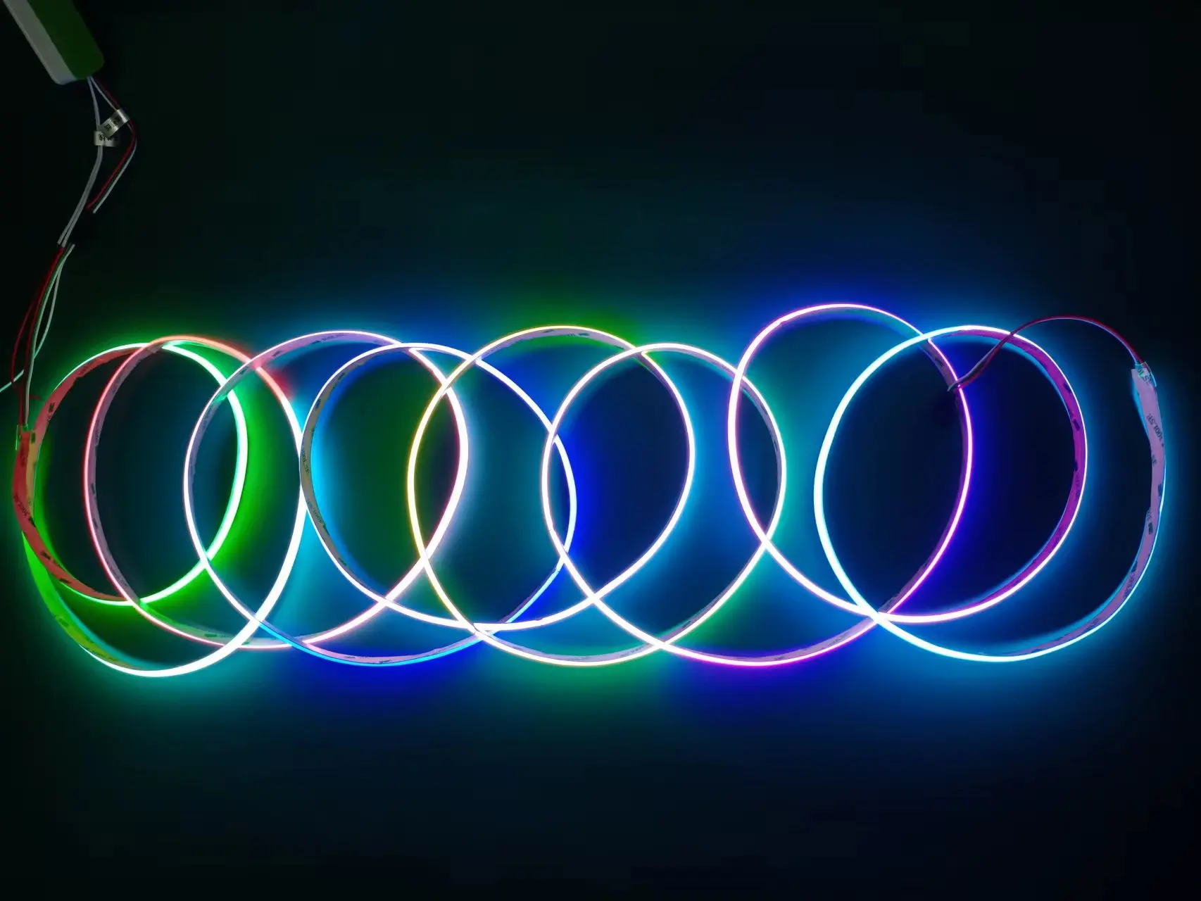 Tira LED FCOB RGB WS2811 alta densidad