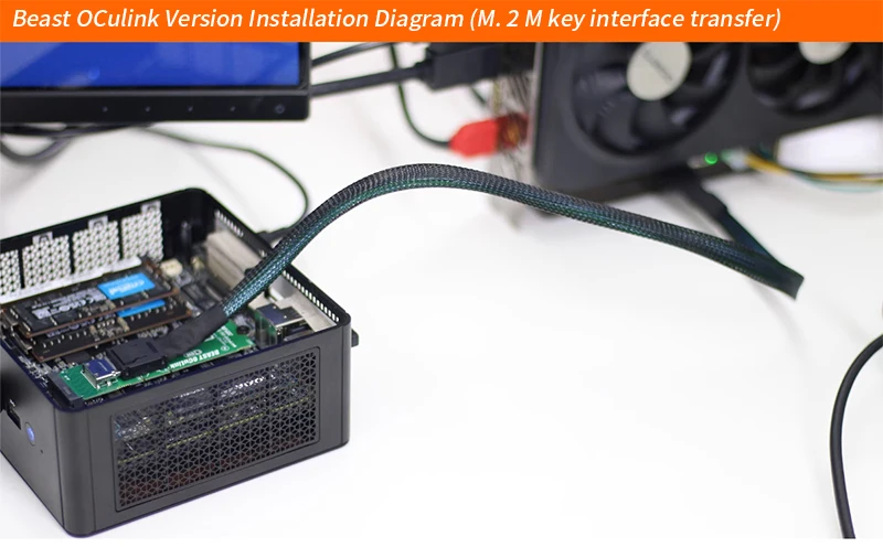 Detalle del conector OCuLink