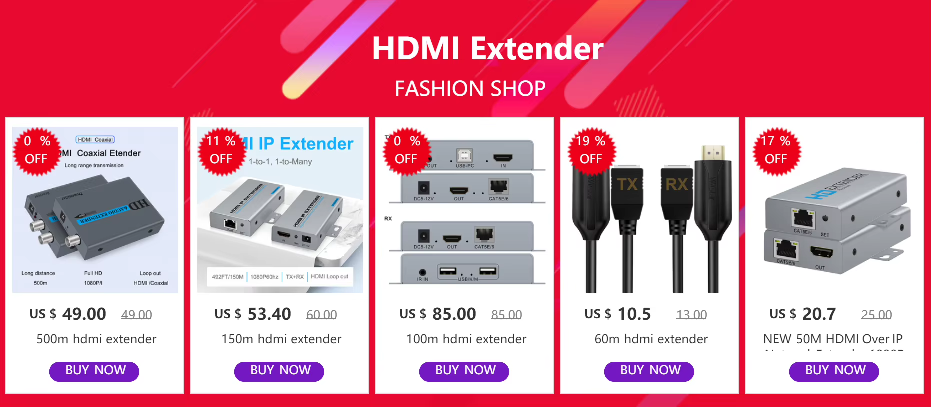 Extensor HDMI Wiistar 50M