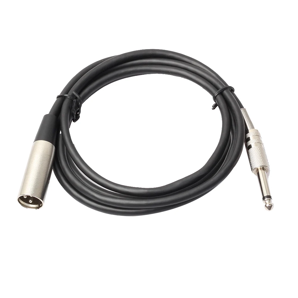 Cable enrollado en uso
