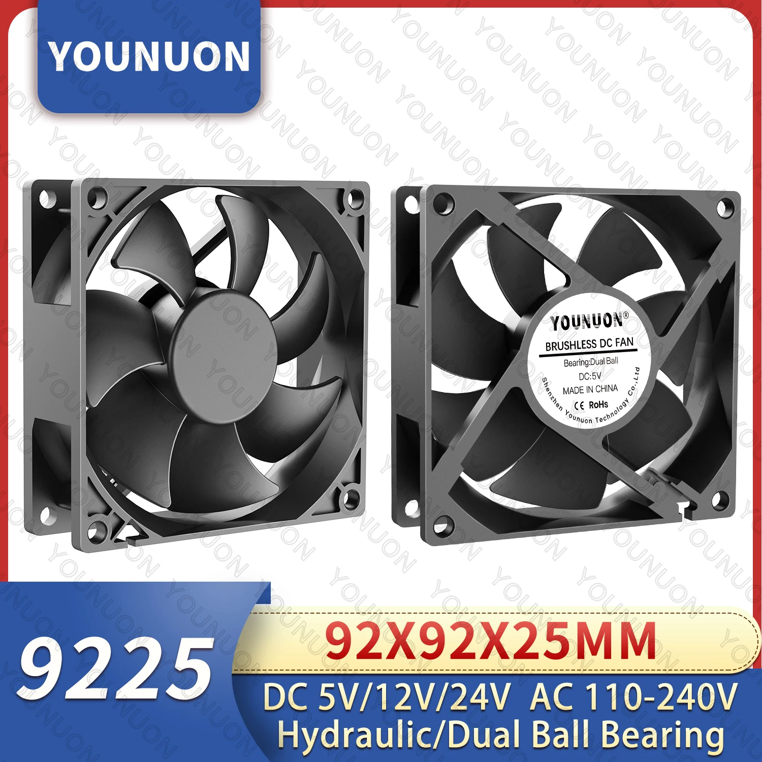 Ventilador 92mm Sin Escobillas para PC y CPU Silencioso - imagen 4