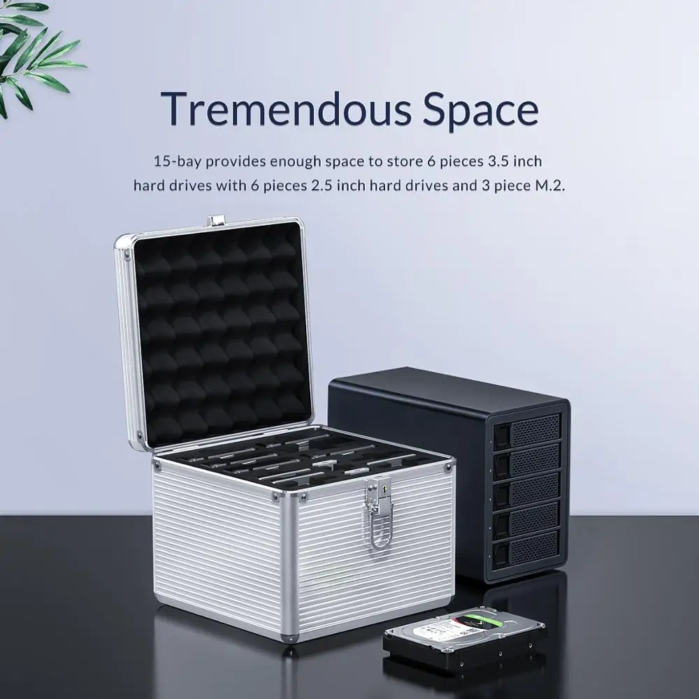 Caja Seguridad Aluminio Orico Disco Duro 3,5 Pulgadas - imagen 4