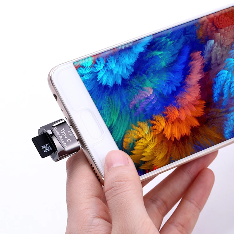 Lector de tarjetas USB-C lateral