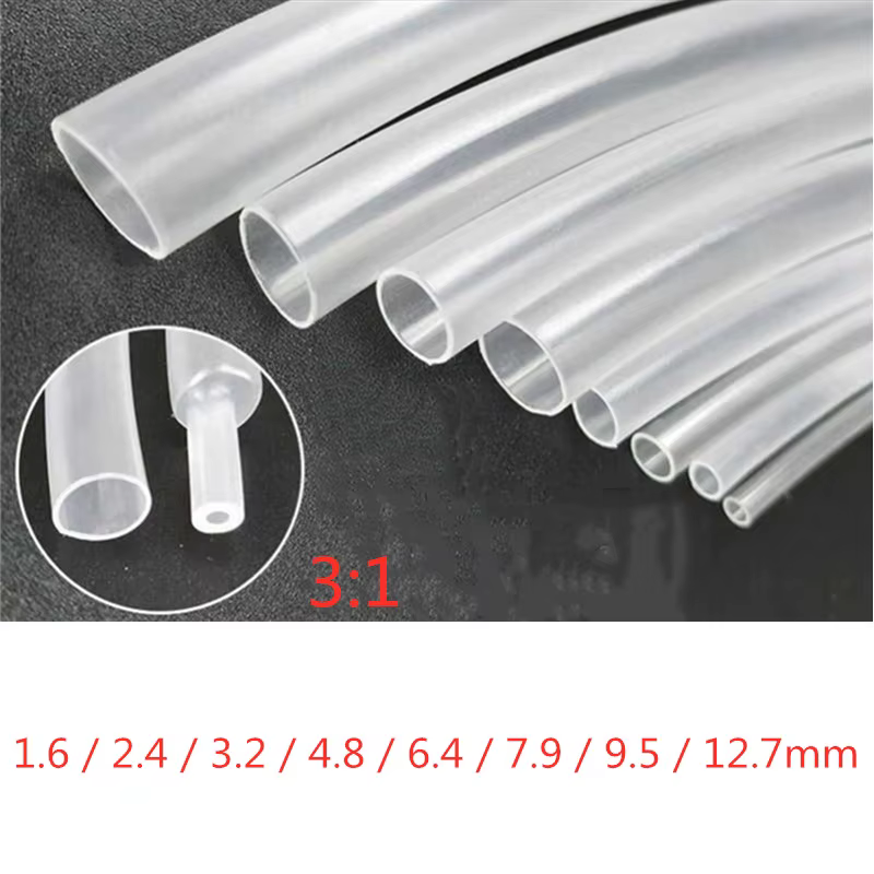 Variedad de diámetros del tubo termorretráctil