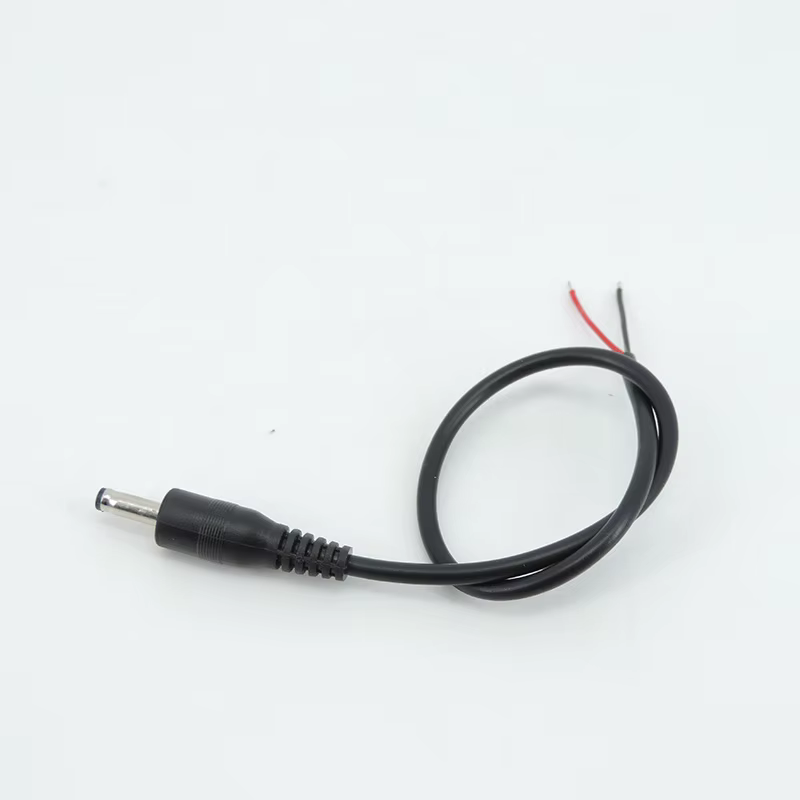 Cable Conector DC Macho 3,5 x 1,35 mm Codo 90° Puntas Estañadas - imagen 5