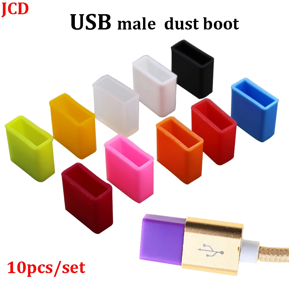 Tapa protectora de silicona USB macho con tapón antipolvo - imagen 4