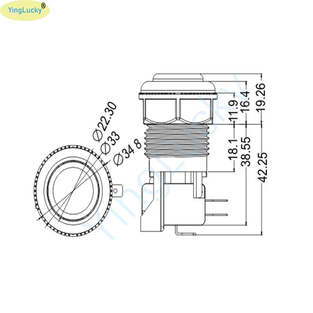 Detalle del microinterruptor