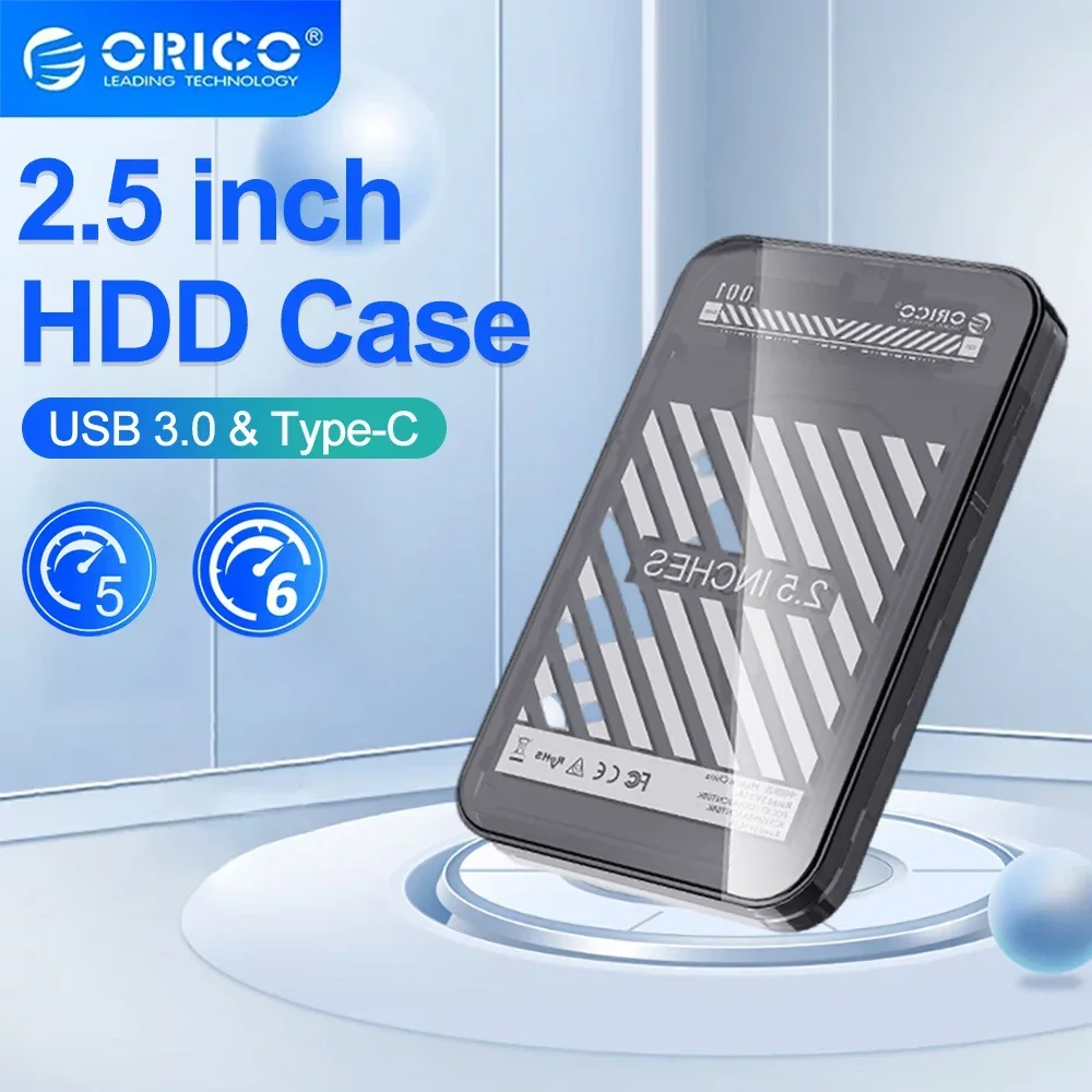 ORICO Carcasa Disco Duro 2,5" USB-C SATA Portátil Externa