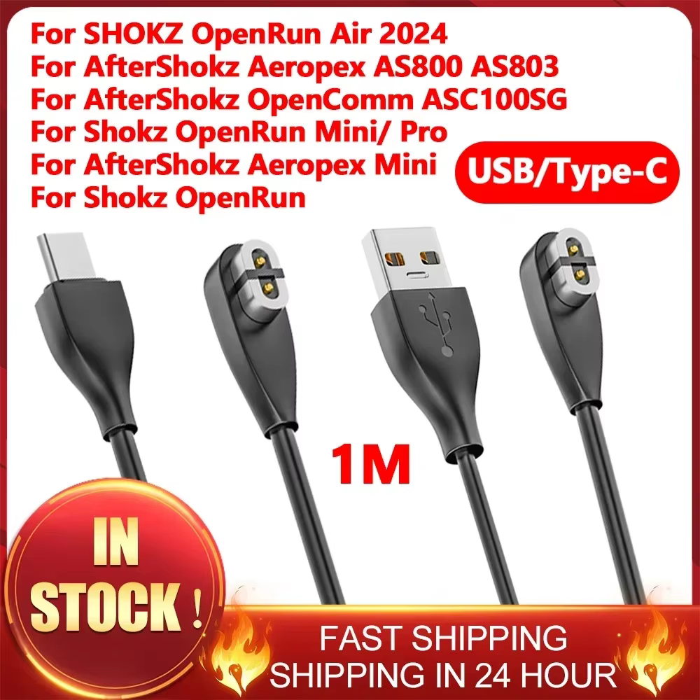 Cable Cargador Magnético USB-C para Shokz OpenRun y Aeropex - imagen 3