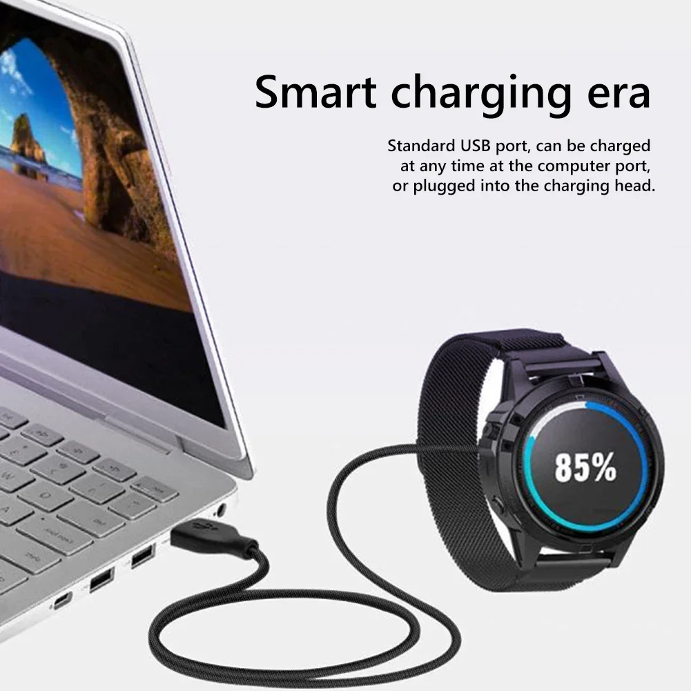Cable carga USB Garmin – Datos para relojes inteligentes - imagen 5