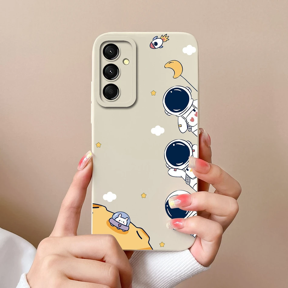 Samsung M35 5G Funda silicona líquida suave protección de cámara