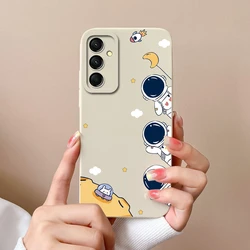 Samsung M35 5G Funda silicona líquida suave protección de cámara