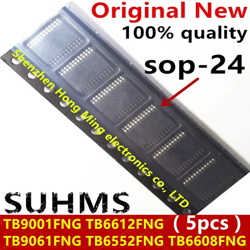 Chipset TB6612FNG vista frontal