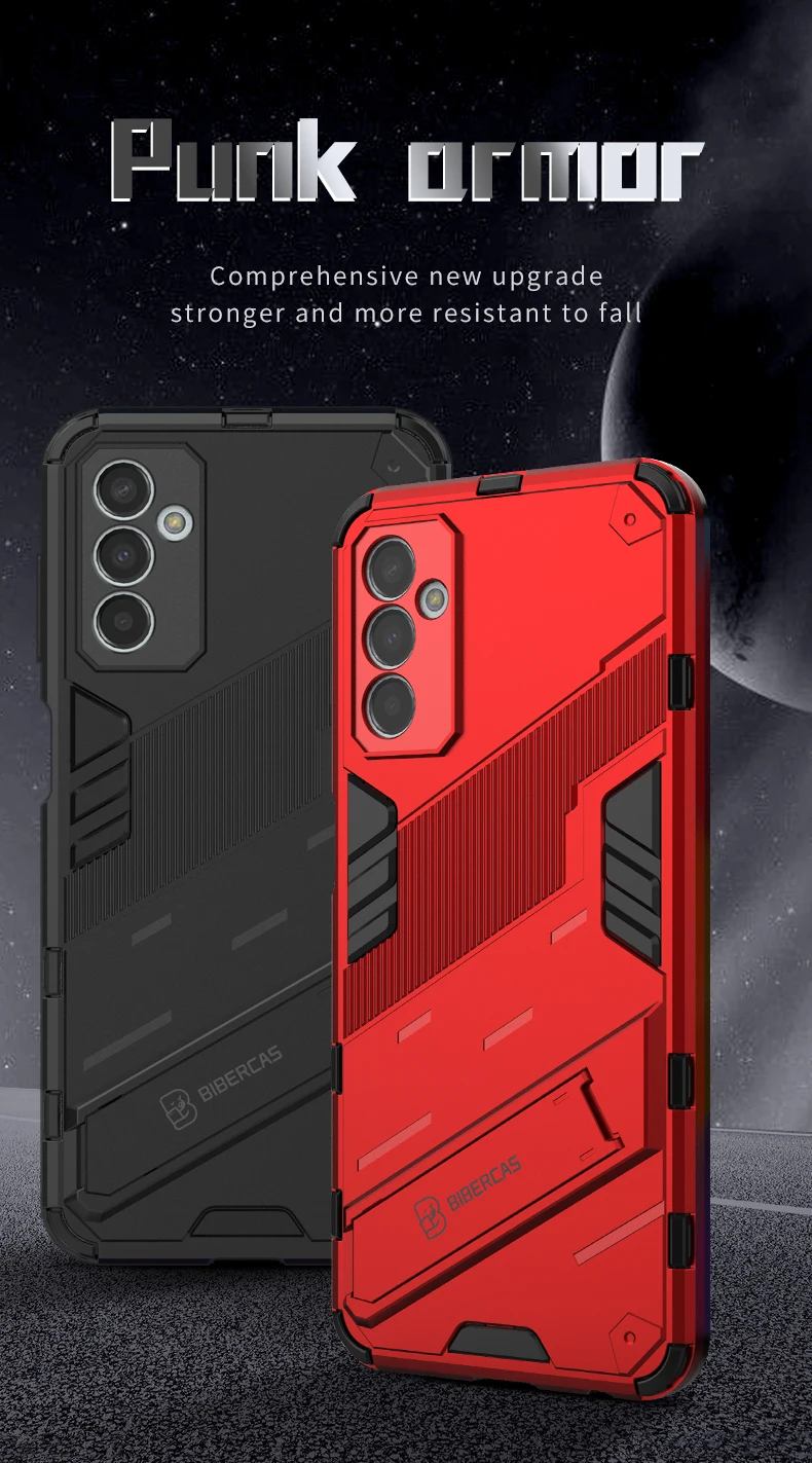 Funda Tsimak vista frontal con anillo para dedo