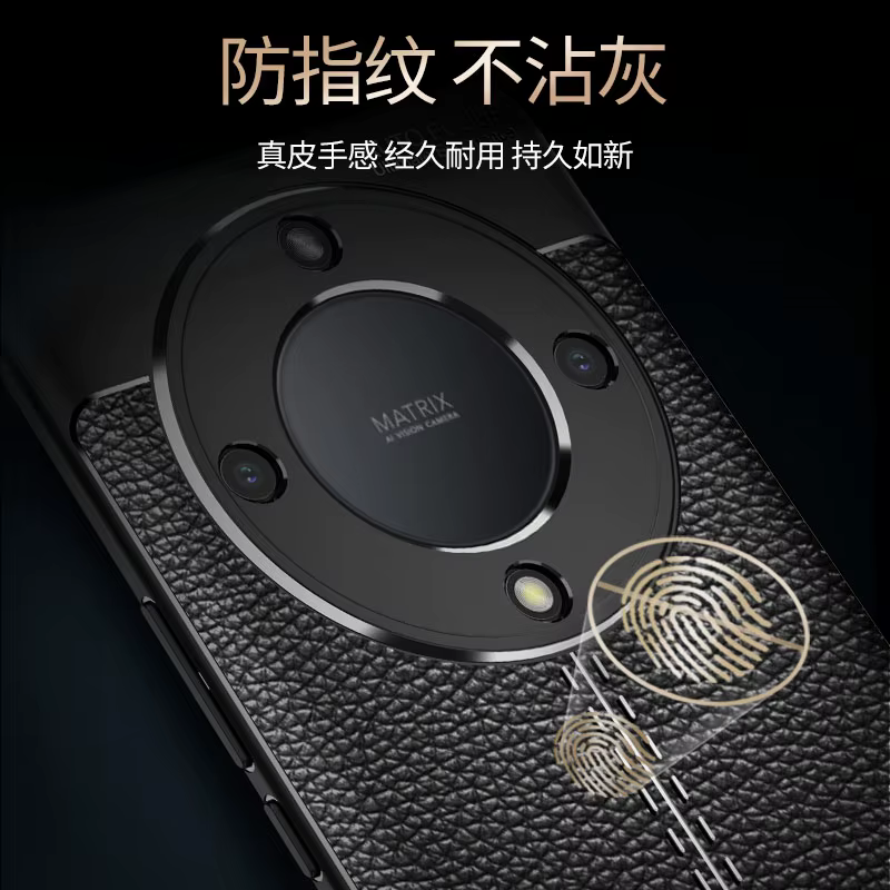 Funda puesta en el teléfono desde ángulo superior