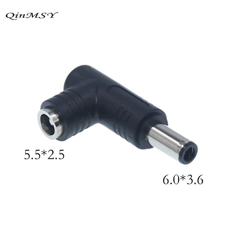Vista del conector hembra DC