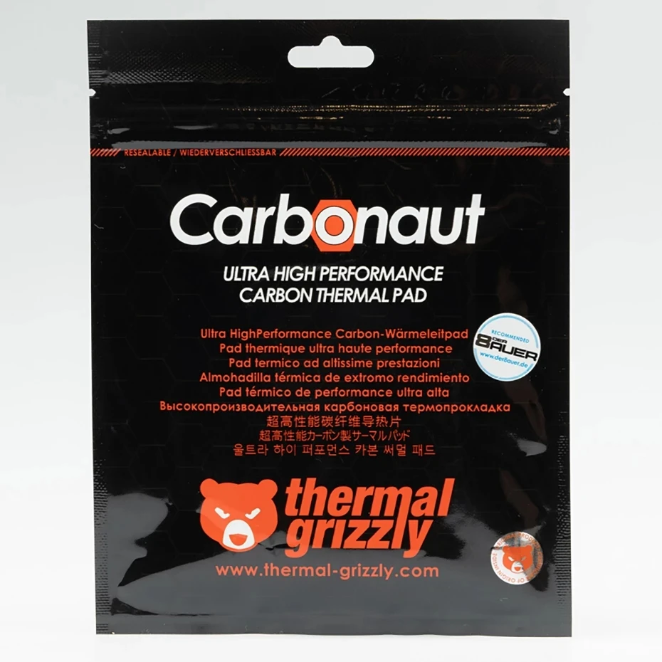 Thermal Grizzly Carbonaut – Almohadilla Térmica CPU/GPU Reutilizable - imagen 4