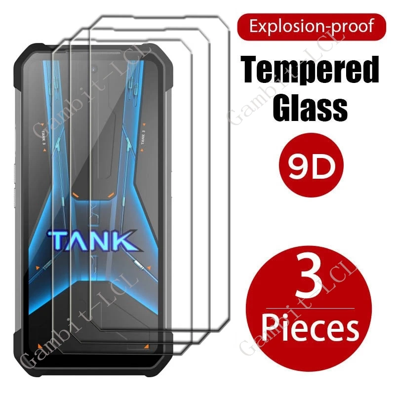 Unihertz 8849 Tank 3 Pro Protector Pantalla Vidrio Templado 6,8" - imagen 5