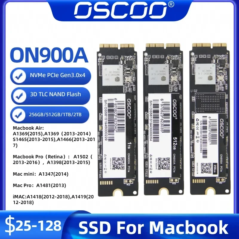 SSD NVMe Compatible MacBook Air 2013-2017 – Disco Duro Interno - imagen 2