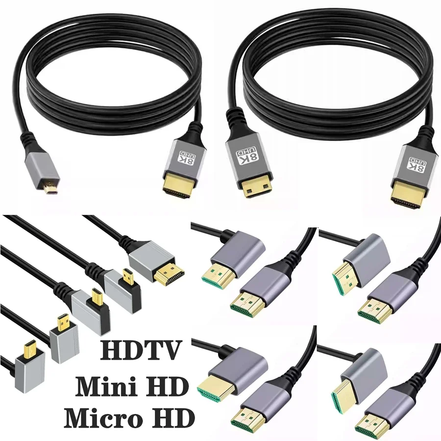 Cable Micro HDMI 8K para GoPro, Raspberry Pi y Cámaras - imagen 4