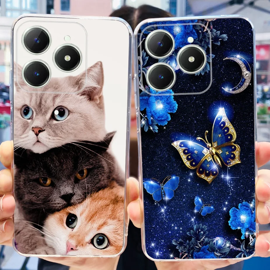 Funda Realme C63 Silicona – Diseño Floral Antigolpes - imagen 4