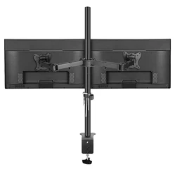 Brazo Articulado Soporte Monitor Dual – Grommet Ajustable 80cm