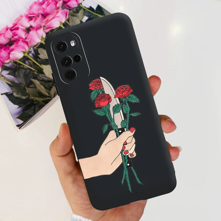 Funda instalada en el Motorola Moto G22