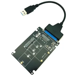 Convertidor y Adaptador mSATA M.2 SATA SSD a USB 3.0