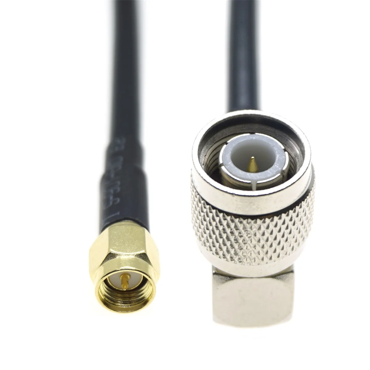 Puente coaxial RG58 - instalación en muro