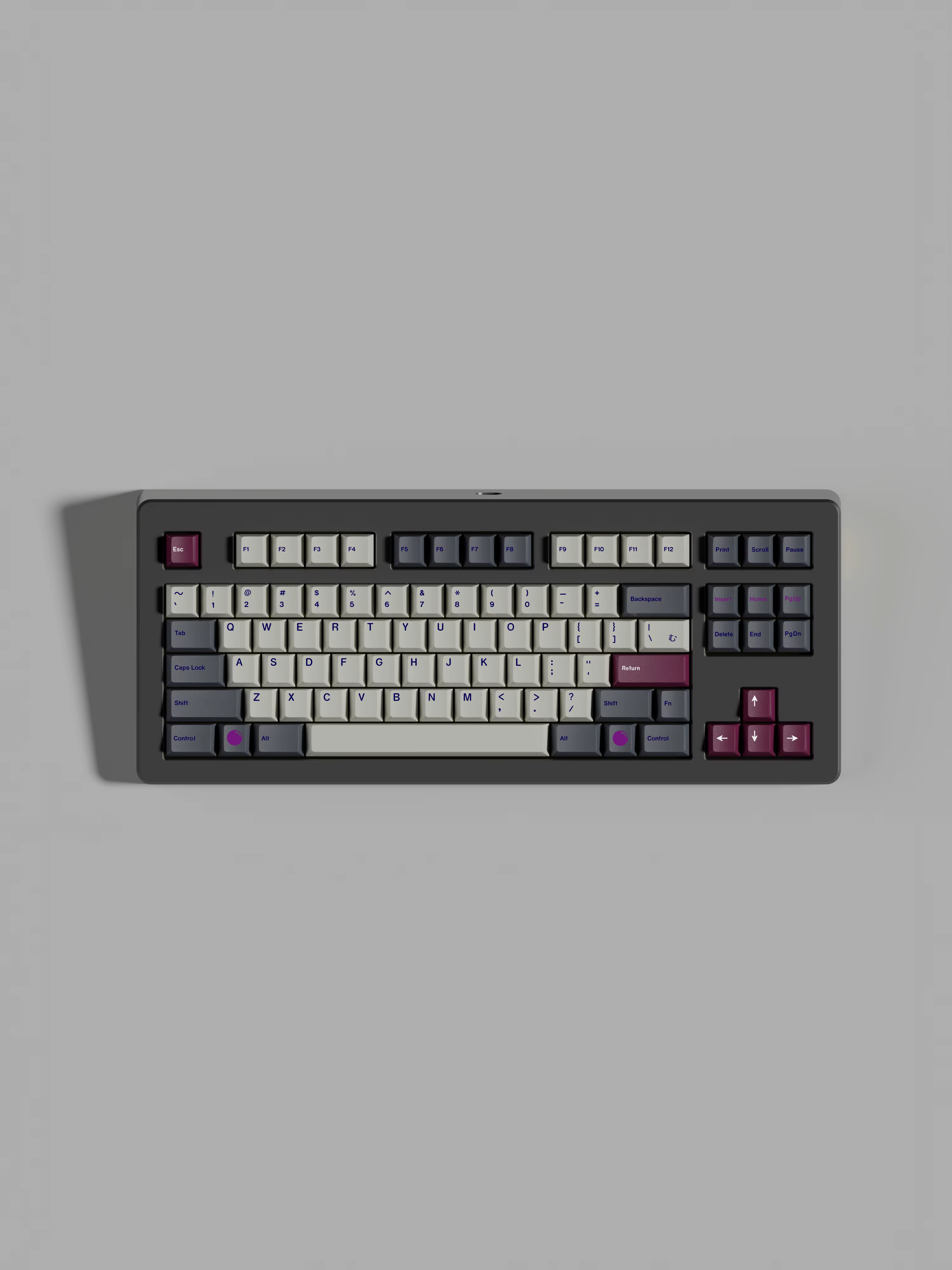 Aplicación en teclado mecánico