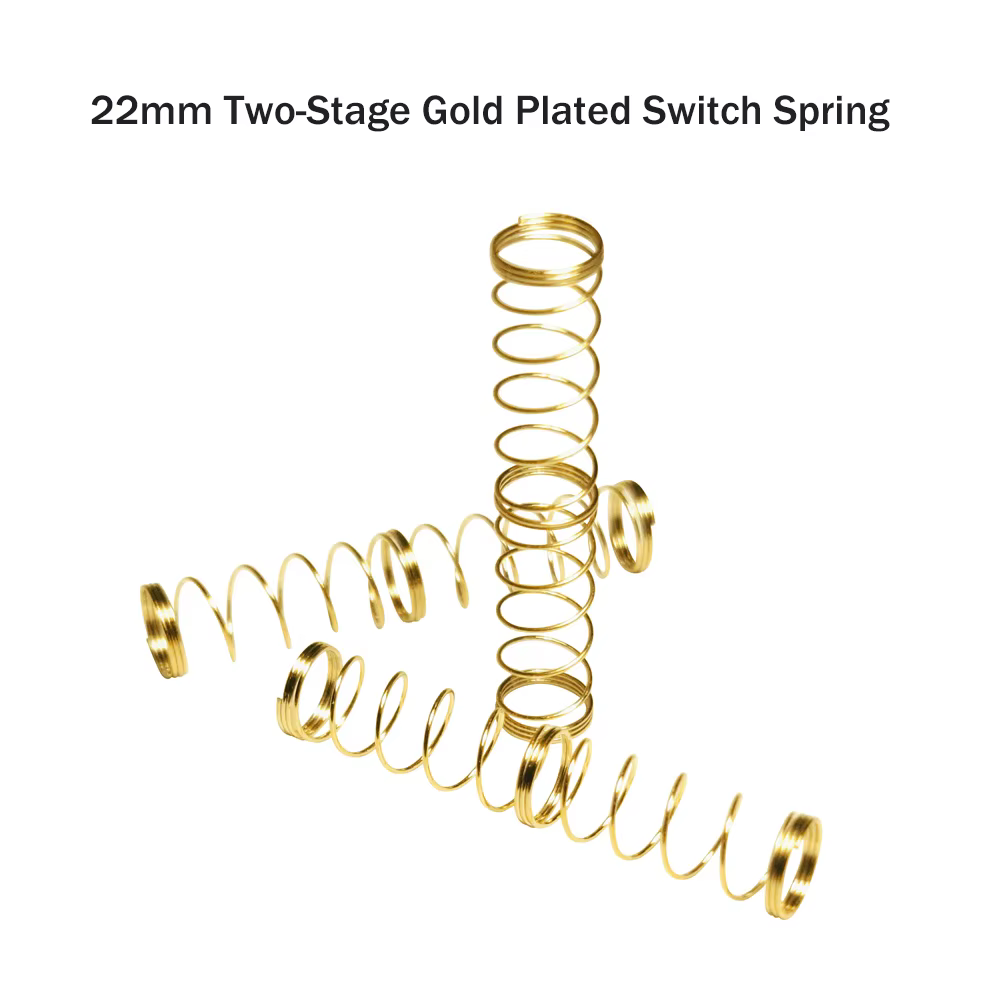 Mola de interruptor gold-plated vista frontal