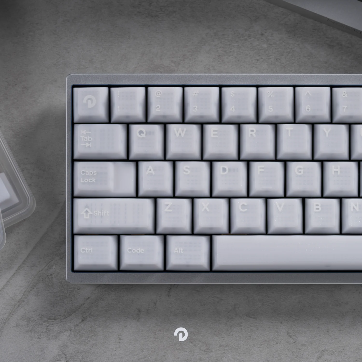 Domikey Pearl Keycaps Cherry Profile – Doble Disparo Retroiluminado