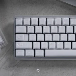 Domikey Pearl Keycaps Cherry Profile – Doble Disparo Retroiluminado