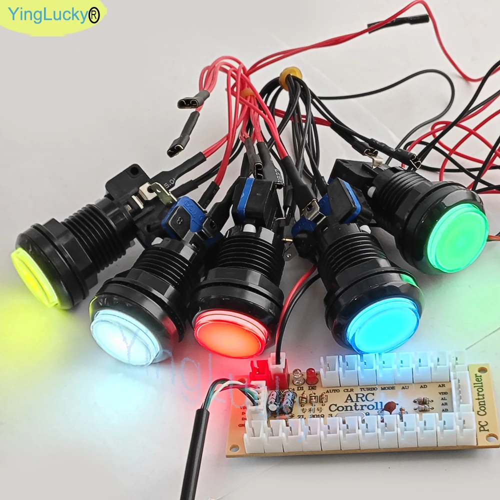Máquina Arcade LED 12V con Pulsador 30mm Sistema Monedero - imagen 2
