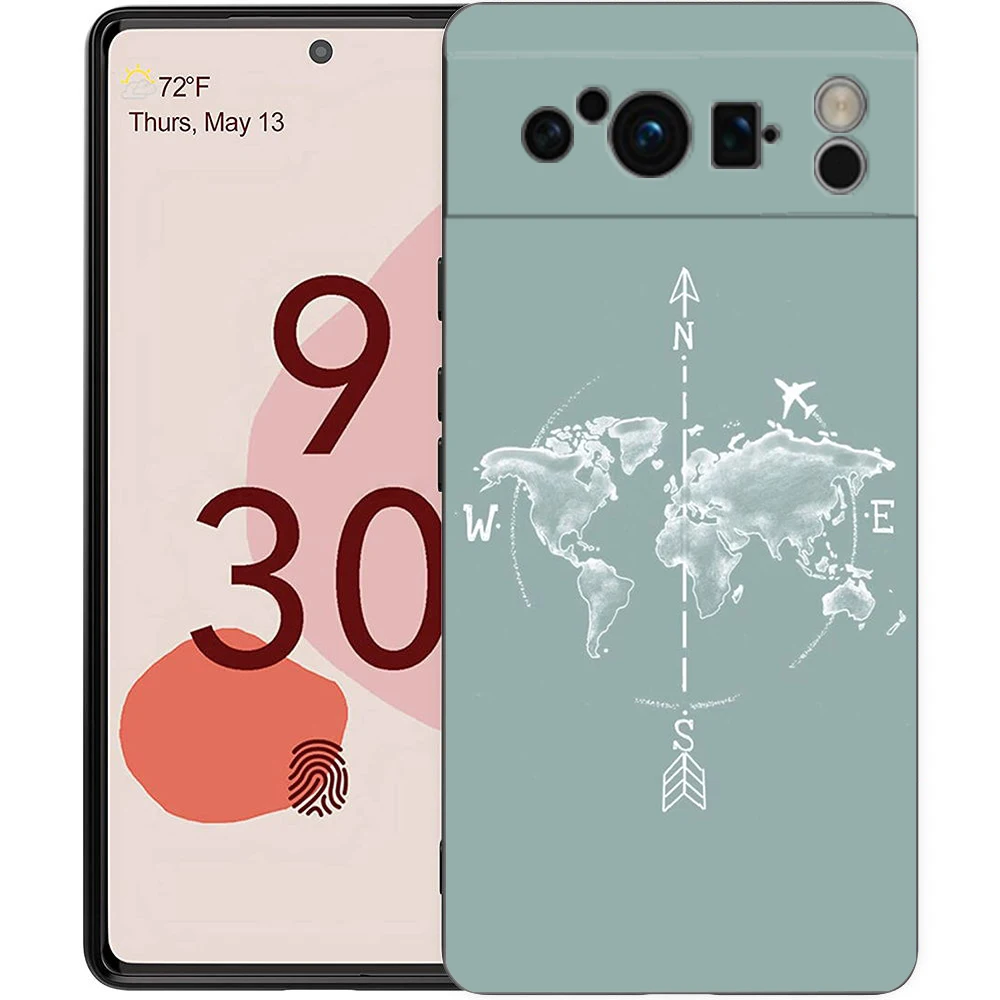 Funda Google Pixel Mapamundi Dibujos Animados Silicona Antigolpes - imagen 5