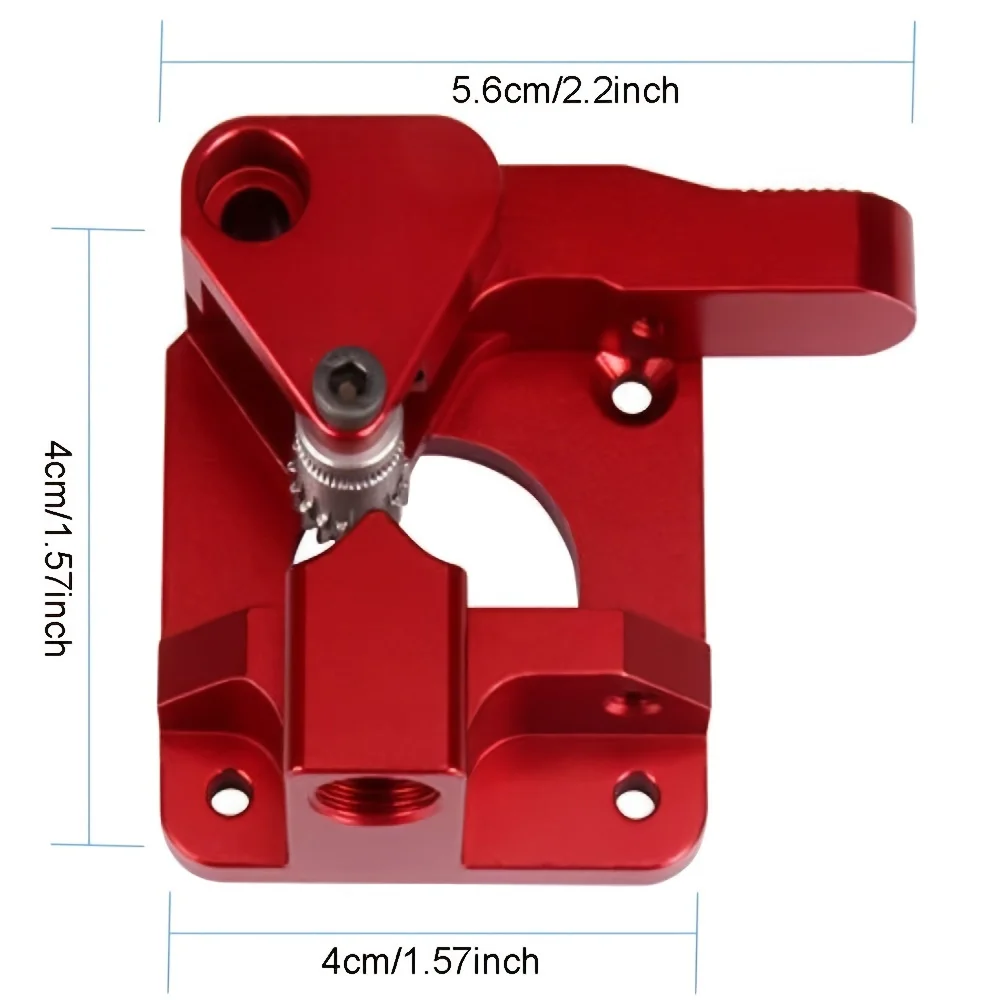 Extrusora de doble engranaje Ender 3 v2 Eje de motor mejorado de 20 mm, compatible con la impresora 3D Ender 3 Pro CR10 Series Unidad de filamento de TPU - imagen 2