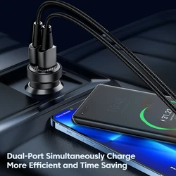 Toocki Cargador Coche USB-C PD - Carga Rápida Entrega de Energía