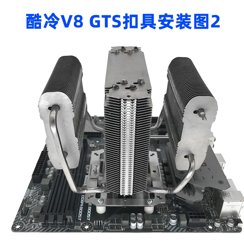Montaje del disipador sobre un socket AM4 con el bracket metálico instalado