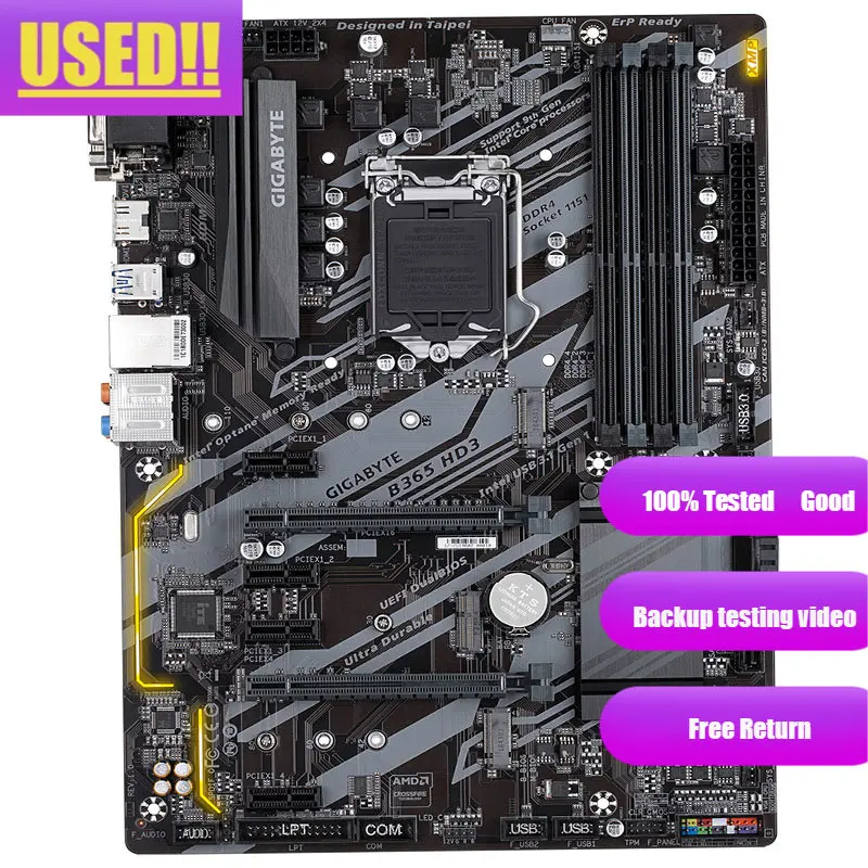 Placa Base Gigabyte B365 HD3 LGA 1151 DDR4 ATX M.2 - imagen 5