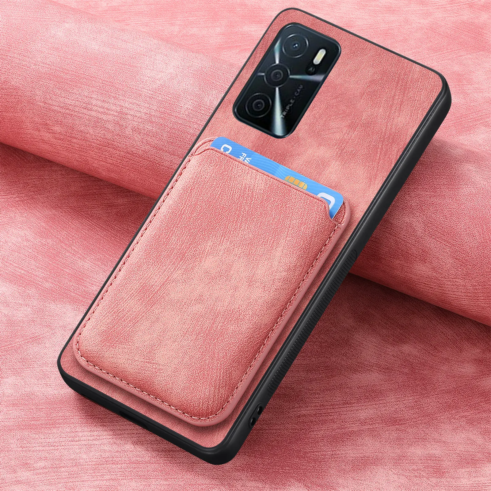 Vista frontal de la funda cerrada