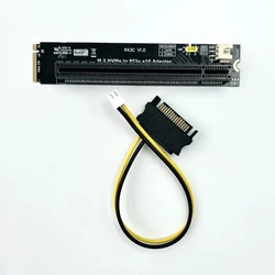Adaptador PCIe 4.0 x4 para SSD M.2 NVMe M-Key
