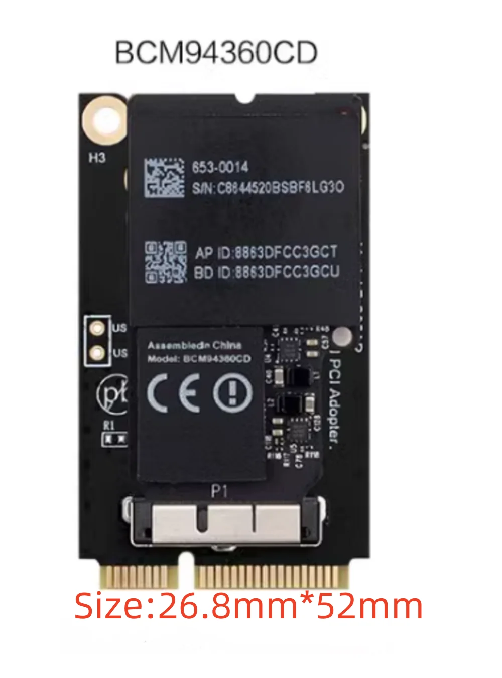Tarjeta WiFi PCIe Bluetooth BCM94360CD para Mac Mini - imagen 2