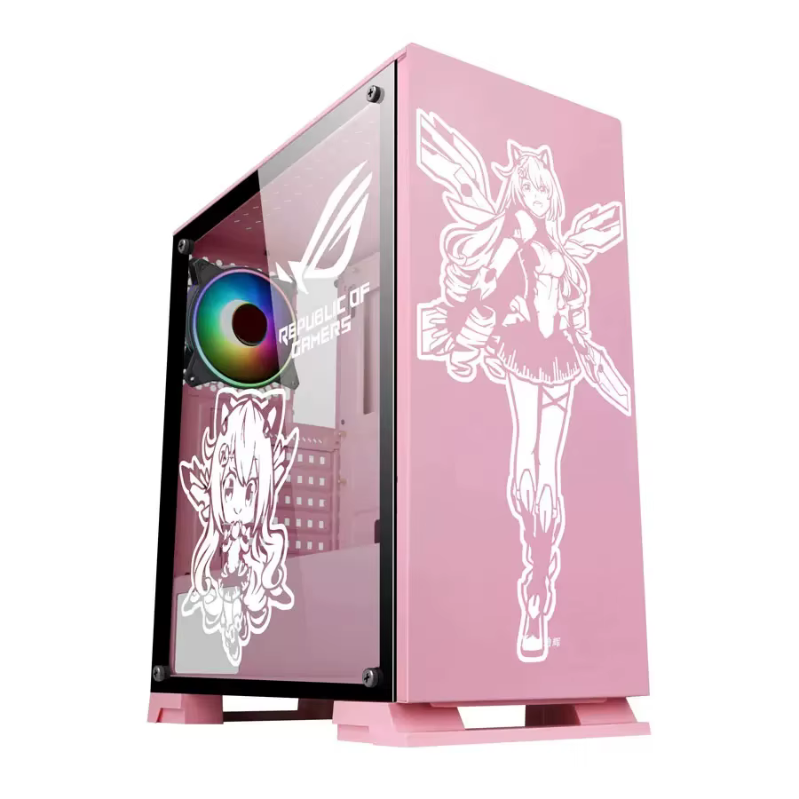 Pegatina ROG para chasis de ordenador – Decoración anime - imagen 2