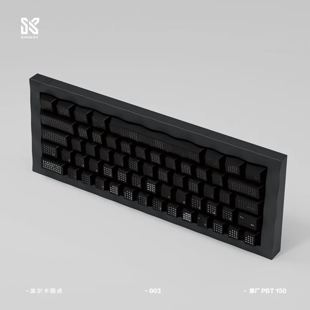Polkadot Teclas PBT Perfil Cherry Negras para Teclado Mecánico 150 Keys - imagen 3