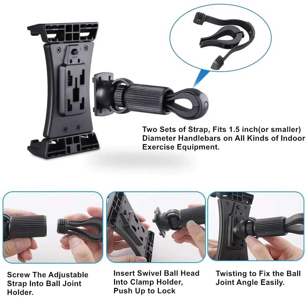 Soporte Universal para Tablet en Bicicleta y Ejercicio - imagen 3